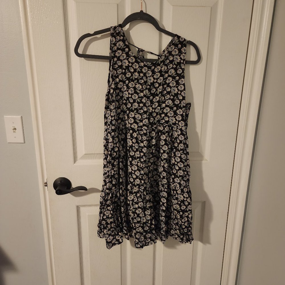 Floral mini babydoll dress